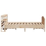 vidaXL Cadre de lit sans matelas 160x200 cm bois massif de pin
