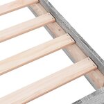 vidaXL Cadre de lit sonoma gris 150x200 cm bois d'ingénierie