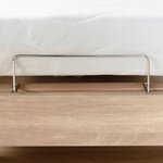 Matelas mousse ferme 14 cm + 2 sommiers électriques décor chêne 80 x 200 cm