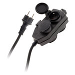 Boitier de dérivation 4 prises IP44 - câble 3G 1 5 H07RN-F - Longueur 5m NF - Zenitech