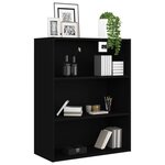 vidaXL Armoire murale suspendue Noir 69 5x32 5x90 cm