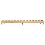 vidaXL Cadre de lit sans matelas chêne sonoma 90x200 cm