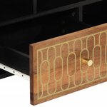 vidaXL Meuble TV 100x33x46 cm bois massif de manguier