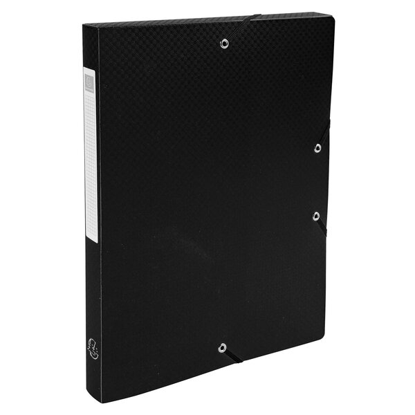Boite De Classement Exabox Dos 25mm Polypropylène 7/10e Opak - A4 - Noir - Exacompta