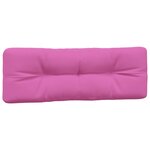 vidaXL Coussins de palette lot de 3 rose tissu