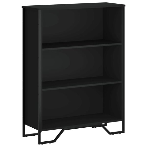 vidaXL Bibliothèque noir 80x31x106 cm bois d'ingénierie