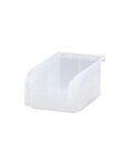 (lot   12 bacs) bac à bec plastique translucide 347 x 210 x 150mm