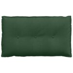 vidaXL Coussin de Dos Vert Jungle 80 x 50 cm Tissu en velours côtelé