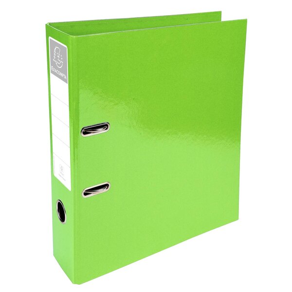 Classeur À Levier Iderama Prem'touch Dos 70mm - Vert Anis - X 10 - Exacompta