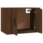 vidaXL Meubles TV muraux 2 Pièces chêne marron 57x34 5x40 cm