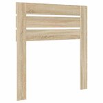 vidaXL Tête de lit Chêne Sonoma 75 cm Bois d'ingénierie