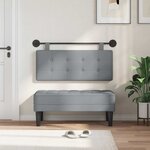 vidaXL Tête de lit suspendue Tissu