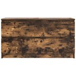 vidaXL Meuble TV chêne fumé 100x35x54 cm bois d'ingénierie
