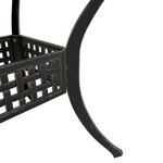 vidaXL Ensemble de bistrot 3 Pièces bronze aluminium coulé