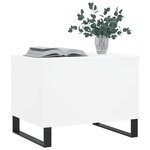 vidaXL Table basse Blanc 60x44 5x45 cm Bois d'ingénierie