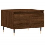 vidaXL Tables basses 2 Pièces chêne marron 50x46x35 cm bois d'ingénierie