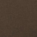 vidaXL Matelas de lit à ressorts ensachés fermeté moyenne Marron foncé 120x200x20 cm