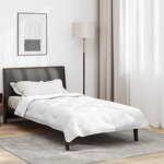 vidaXL Couettes & Duvets Blanc 155 x 200 cm Microfibre