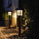 Luxform lampe de jardin à led solaire intelligente pollux 150 lm
