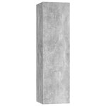 vidaXL Ensemble de meuble TV 5 Pièces Gris béton Bois d'ingénierie