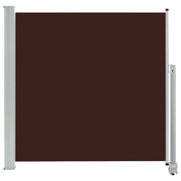 vidaXL Auvent latéral rétractable de patio 160x300 cm Marron