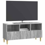 vidaXL Meuble TV Sonoma gris 102 x 34 5 x 50 cm Bois d'ingénierie