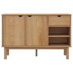vidaXL Buffet OTTA 114x43x73 5 cm Bois massif de pin