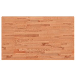 vidaXL Dessus de table 100x60x1 5cm rectangulaire bois massif de hêtre