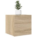 vidaXL Meubles TV muraux 2 Pièces Chêne sonoma 30 5x30x30 cm