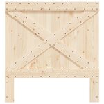 vidaXL Tête de lit 100x104 cm bois massif de pin
