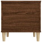 vidaXL Table basse Chêne marron 60x44 5x45 cm Bois d'ingénierie