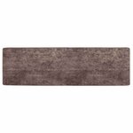 vidaXL Coureur de Tapis MARSA Gris 50 x 150 cm Polyester et PVC