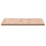 vidaXL Dessus de table 60x40x1 5 cm rectangulaire bois massif de hêtre
