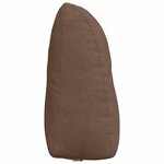 vidaXL Coussin de Dos Marron 60 x 24 x 50 cm tissu