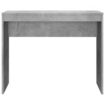 vidaXL Bureau Gris béton 90x40x72 cm Bois d'ingénierie