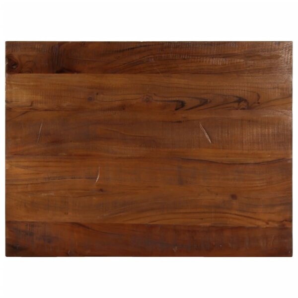 vidaXL Dessus de table 70x60x2 5 cm rectangulaire bois massif récupéré