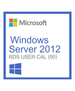 Microsoft Windows Server 2012 Remote Desktop Services (RDS) 50 user connections CAL - Clé licence à télécharger
