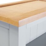 Vidaxl bibliothèque à 6 étagères 80x22 5x170 cm bois de chêne massif