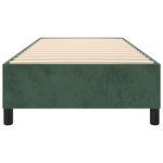vidaXL Cadre de lit Vert foncé 80x200 cm Velours