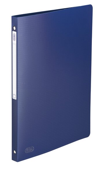 Classeur 4 anneaux Memphis A4 Dos 20 mm Bleu ELBA