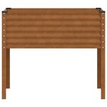 vidaXL Jardinière 100x41x90 cm acier résistant aux intempéries