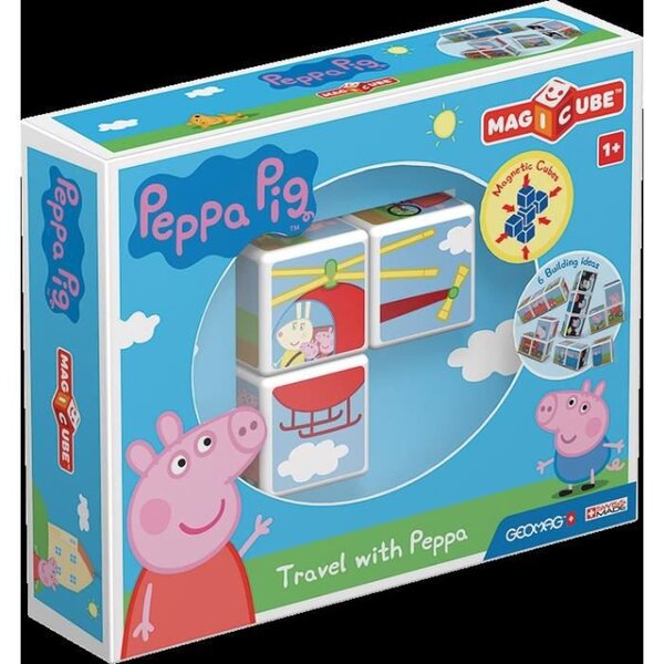 MAGICUBE - Peppa Pig voyage avec Peppa (3 cubes)