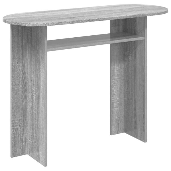 vidaXL Table console Sonoma gris 100 x 39 5 x 75 cm Bois d'ingénierie