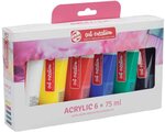 Kit de 6 Tubes 75 ml Peinture Acrylique ArtCreation Essentials ROYAL TALENS