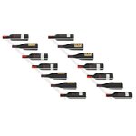 vidaXL Casier à vin mural pour 7 bouteilles 2 Pièces Blanc Métal