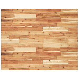 vidaXL Dessus de table rectangulaire 100x80x2 cm bois massif d'acacia