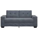 vidaXL Canapé causeuse gris foncé 180x77x82 cm velours