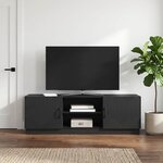 vidaXL Meuble TV Noir 150 x 31 x 47 cm Bois d'ingénierie