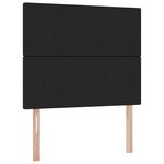 vidaXL Lit de Rangement Noir 120 x 190 cm Cuir synthétique