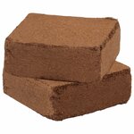 vidaXL Blocs de noix de coco 2 Pièces 5 kg chacun 10 kg au total